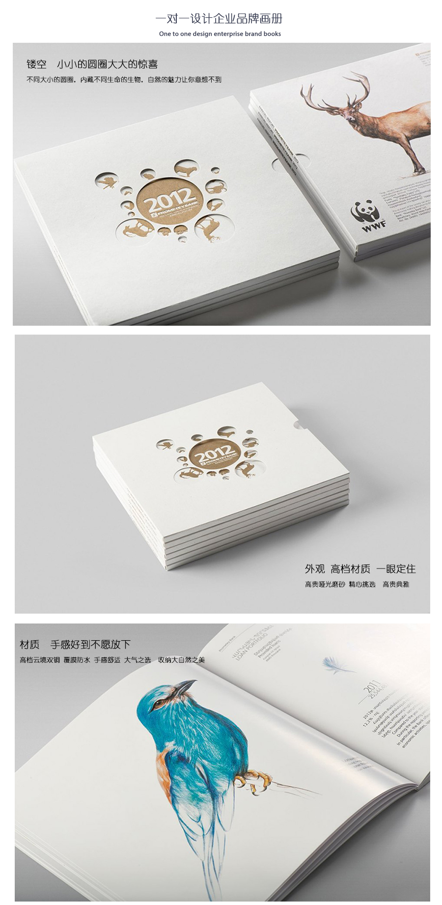 精美生物畫冊、精裝畫冊