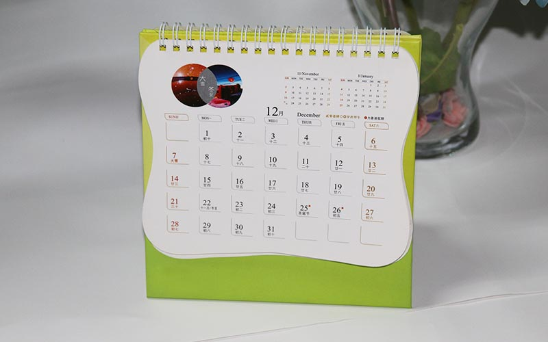 新款台曆定制廠家，定制各種